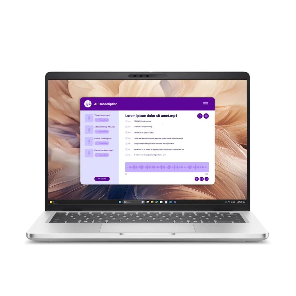 Dell Pro 14 Plus PB14255|AMD Ryzen 5 PRO 230|16GB|512GB SSD|FgrPr|W11 Pro|IR Cam & Mic|WLAN + BT|14.0" FHD+|Backlit Kb|3 Cell ProSupport and Next Business Day Onsite Service 36 Months