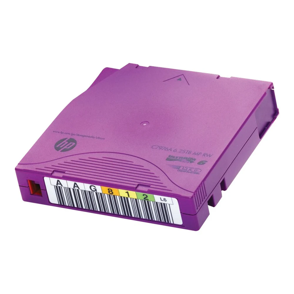 HPE LTO-6 6.25TB RW Cust Lbl 20 Crtg
