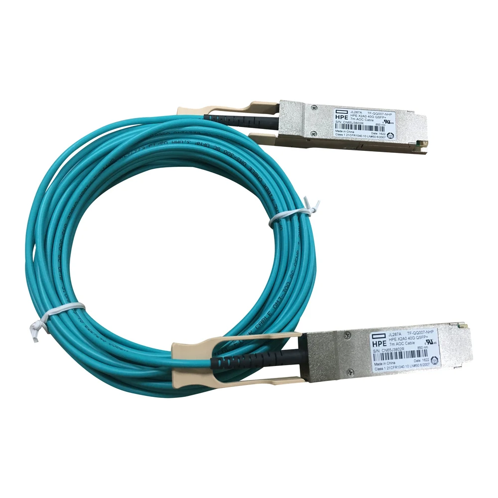 HPE X2A0 40G QSFP+ 7m AOC Cable