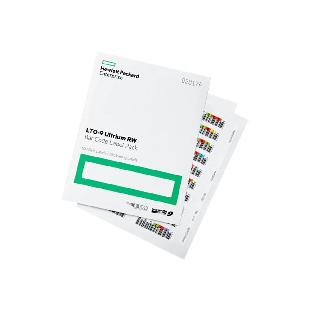 HPE LTO-9 RW Bar Code Label Pack