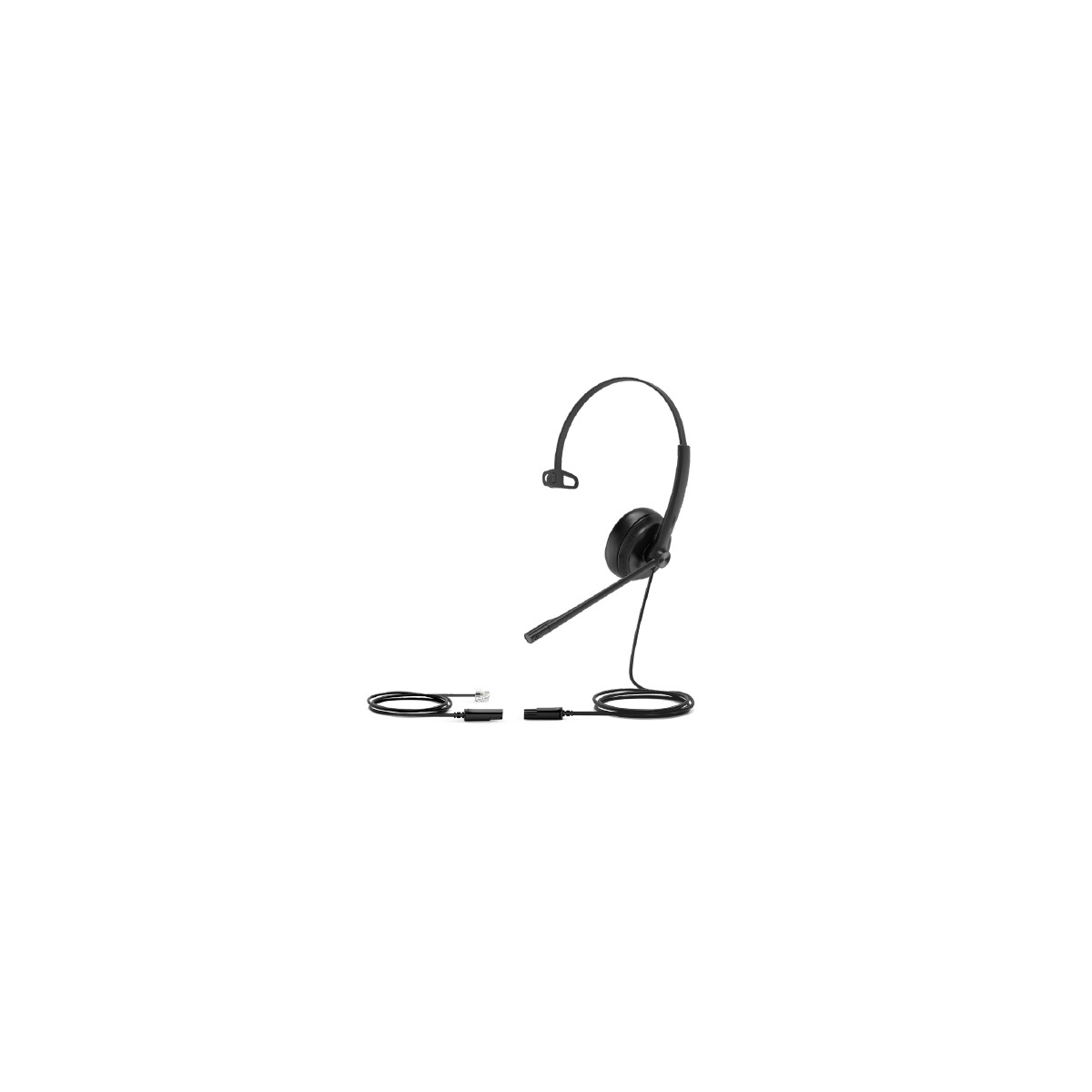 Yealink YHS34 Mono Headset With RJ-9 And Leatherette Ear Cushions