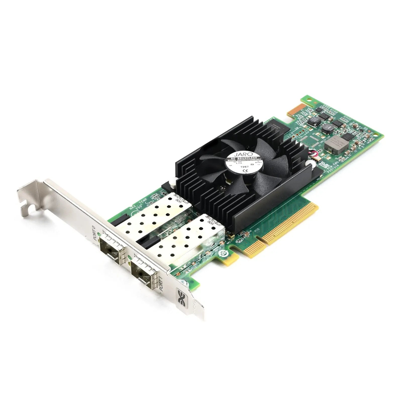 Dell 0F3VJ6 Emulex LPE16002 Dual-Port 16GB FC PCIe 3.0 x8 NIC Full Height Brackt