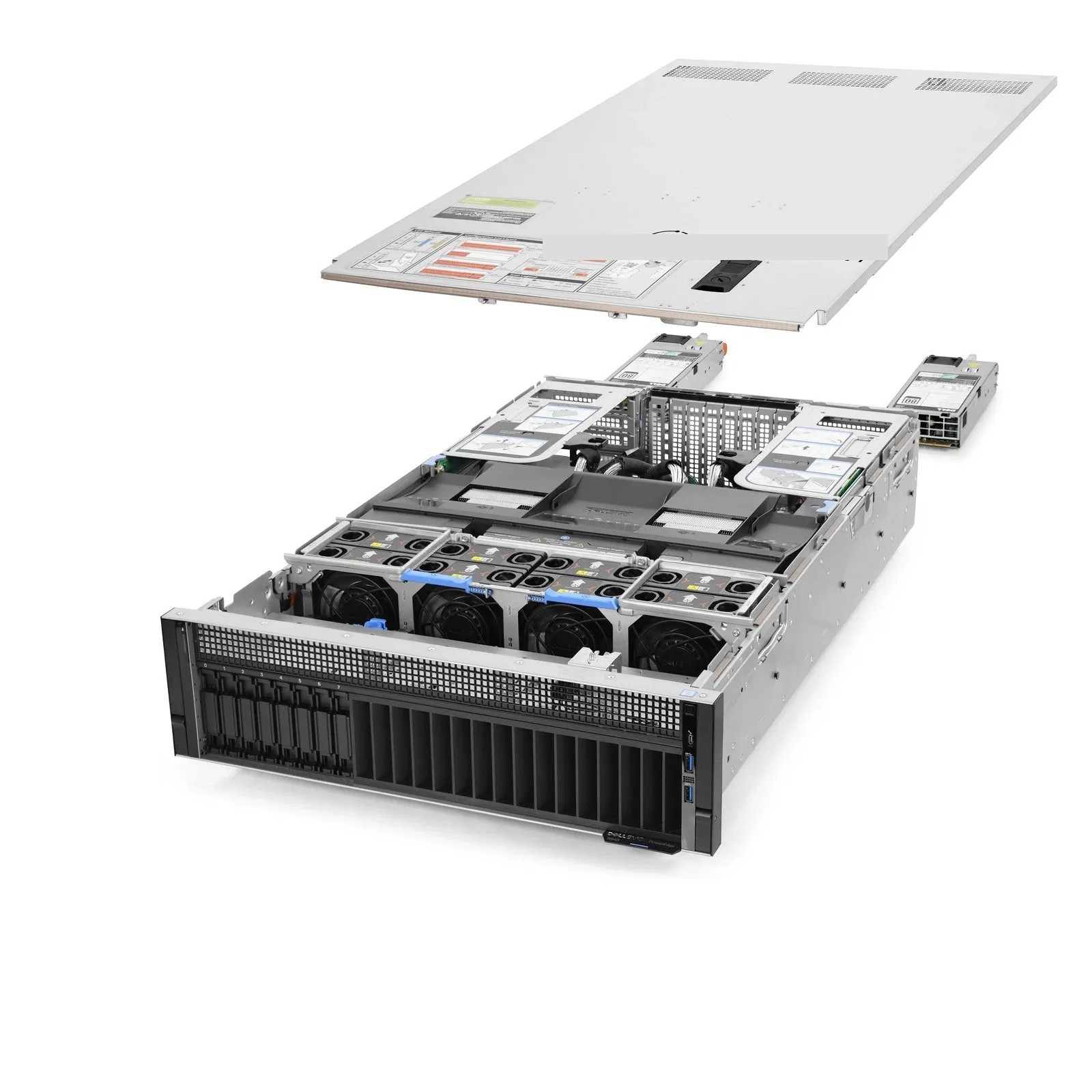 Dell PowerEdge R940 8-Bay SFF Server 2.50Ghz 80-Core 64GB RAM + 8x Caddies Media