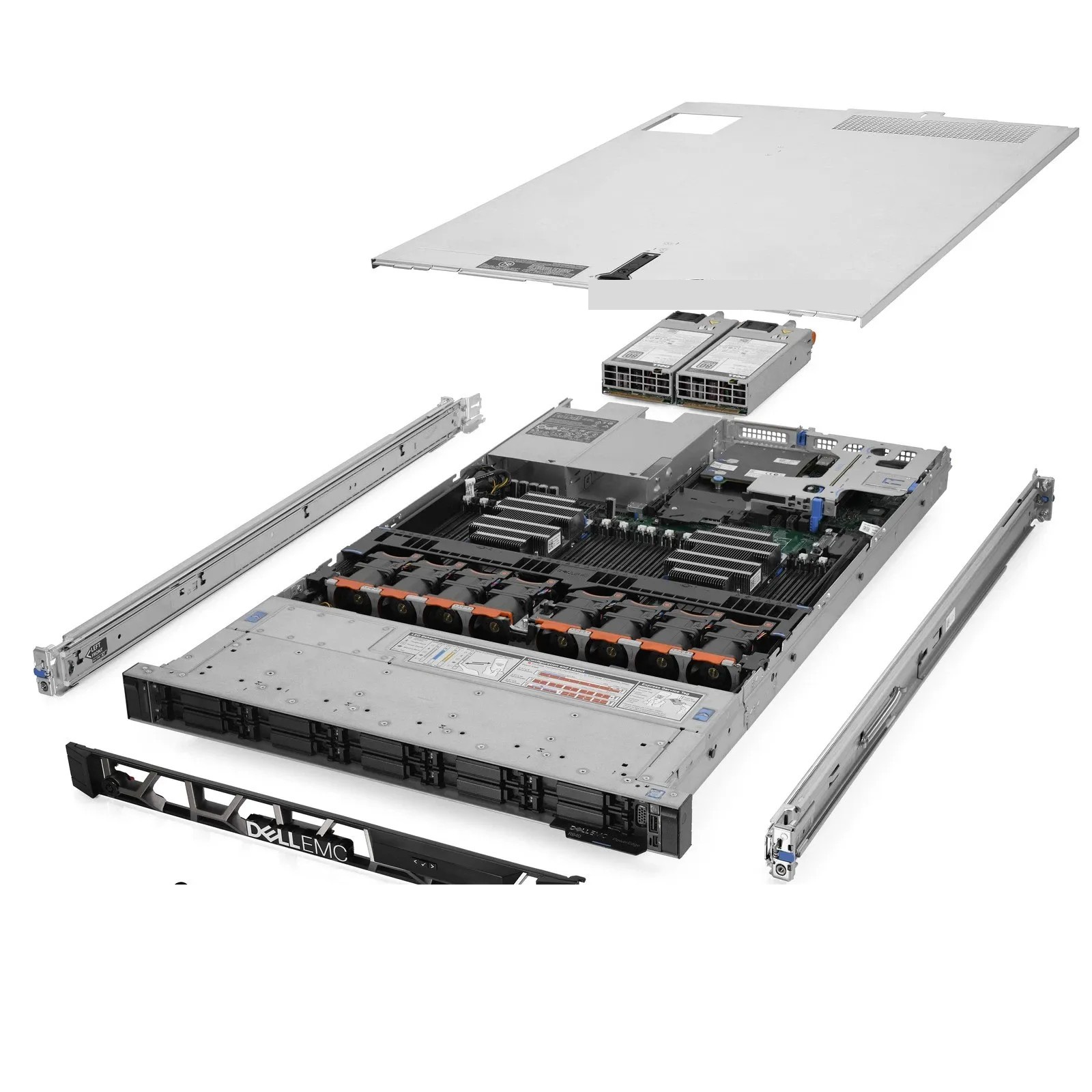 Dell PowerEdge R640 NVMe Server 2.4Ghz 40-Core 192G RAM Caddies Rails