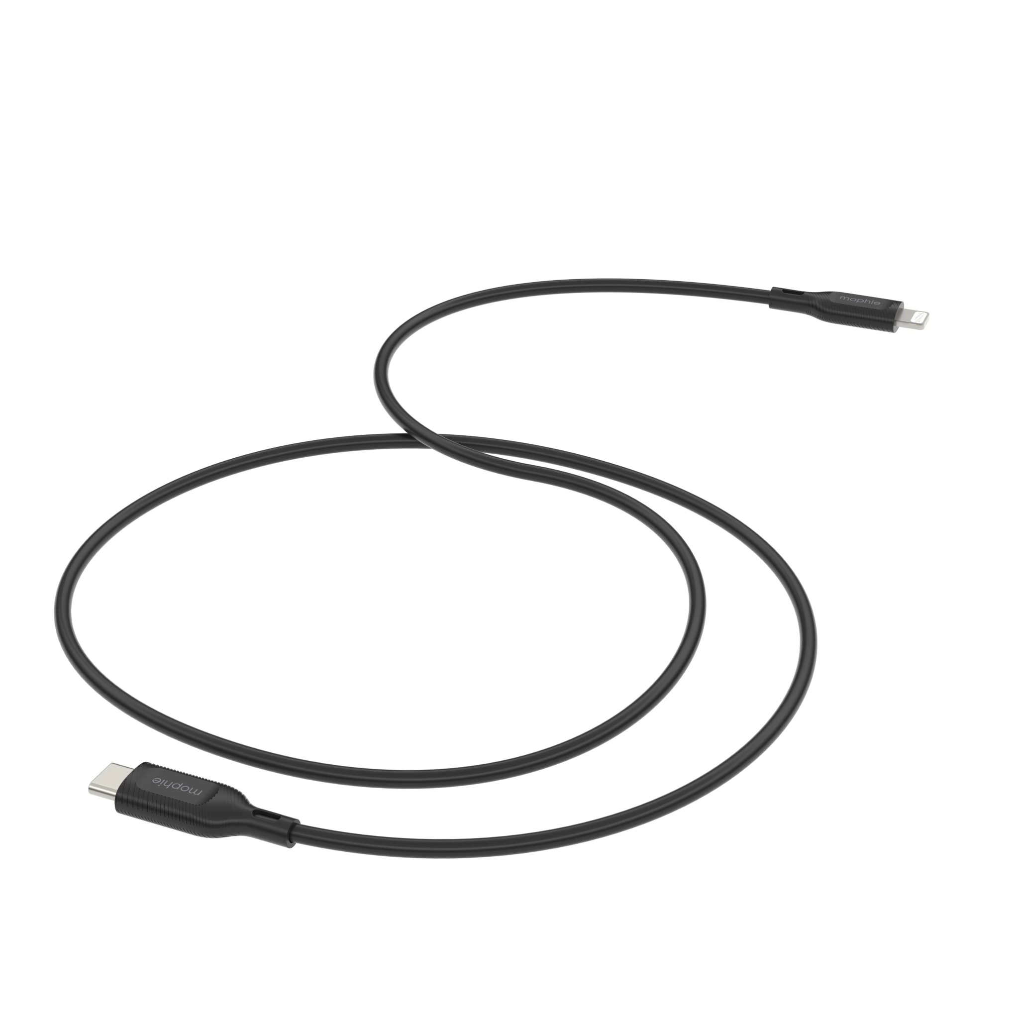 mophie Essentials USB-C to Lightning Cable, 3 Meter, Black