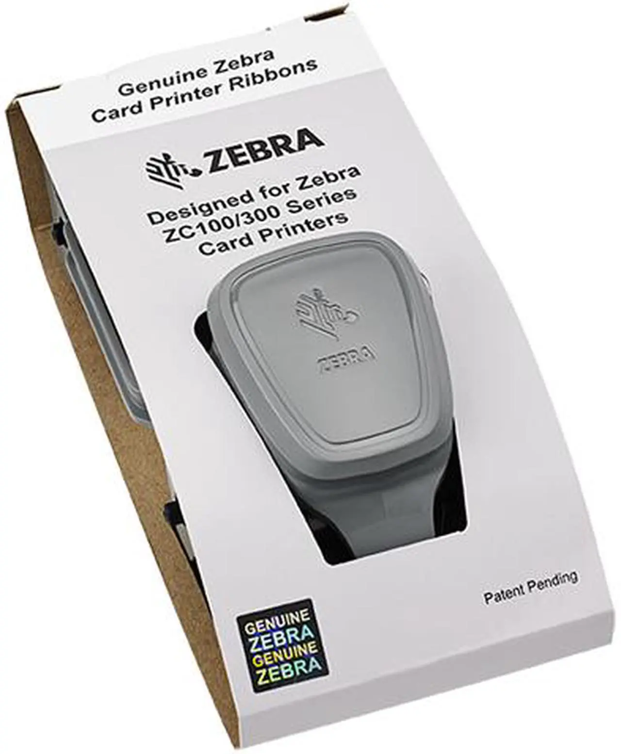 Zebra Monochrome Black Ribbon for ZC100/ZC300/ZC350 Card Printers (2000 Images)