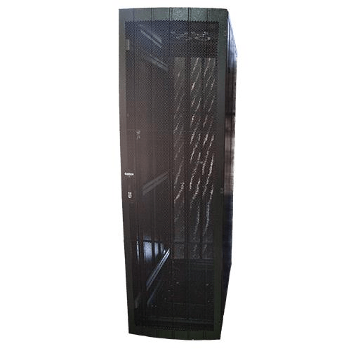 Apollo 42U 600x800mm Perforated Cabinet, Black