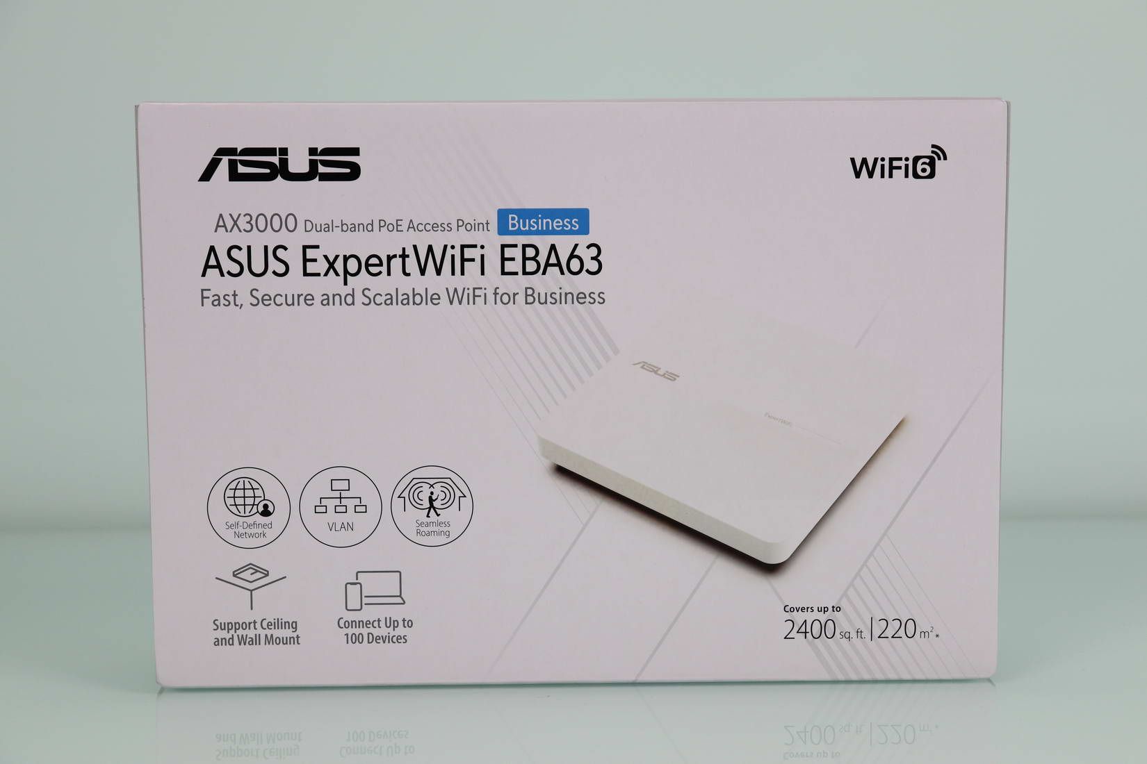 ASUS ExpertWiFi EBA63 AX3000 Dual-Band PoE+ Wi-Fi 6 Router