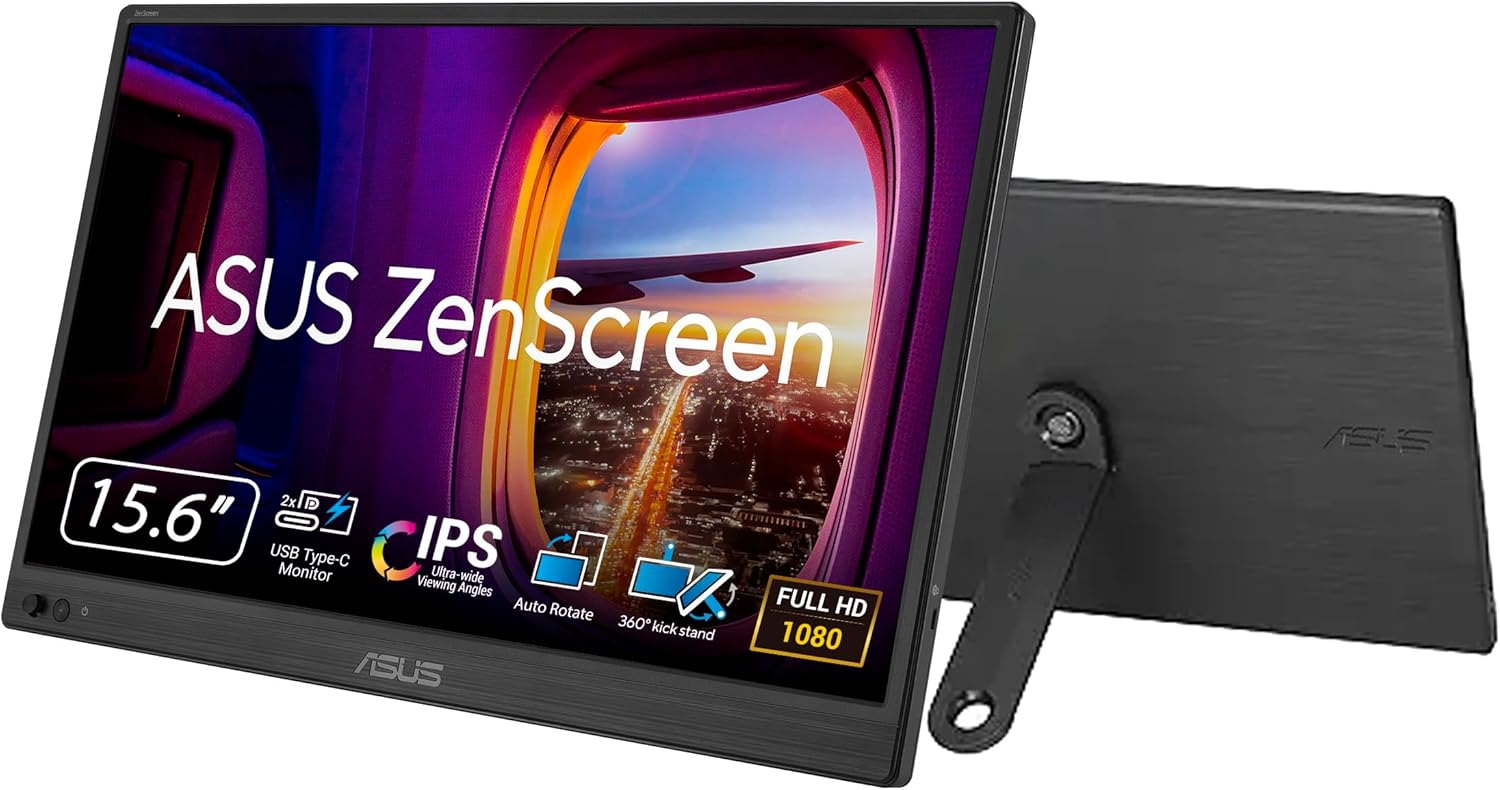 ASUS MB169CK Portable Monitor 15.6-inch Full HD IPS