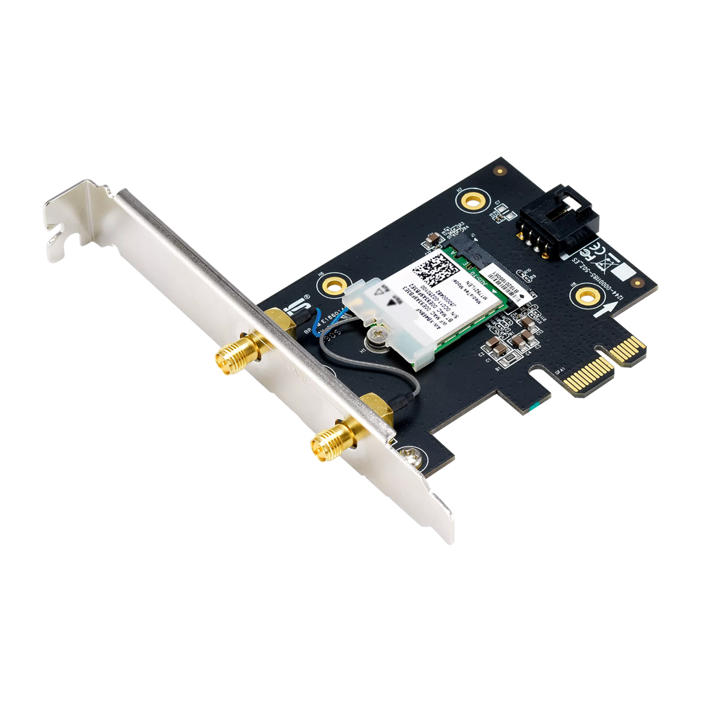 ASUS PCE-BE6500 WiFi 7 Tri-Band PCIe Network Adapter