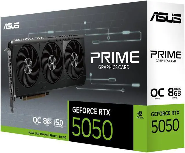 ASUS PRIME RTX 5050 8GB GDDR6 Overclocked Graphics Card
