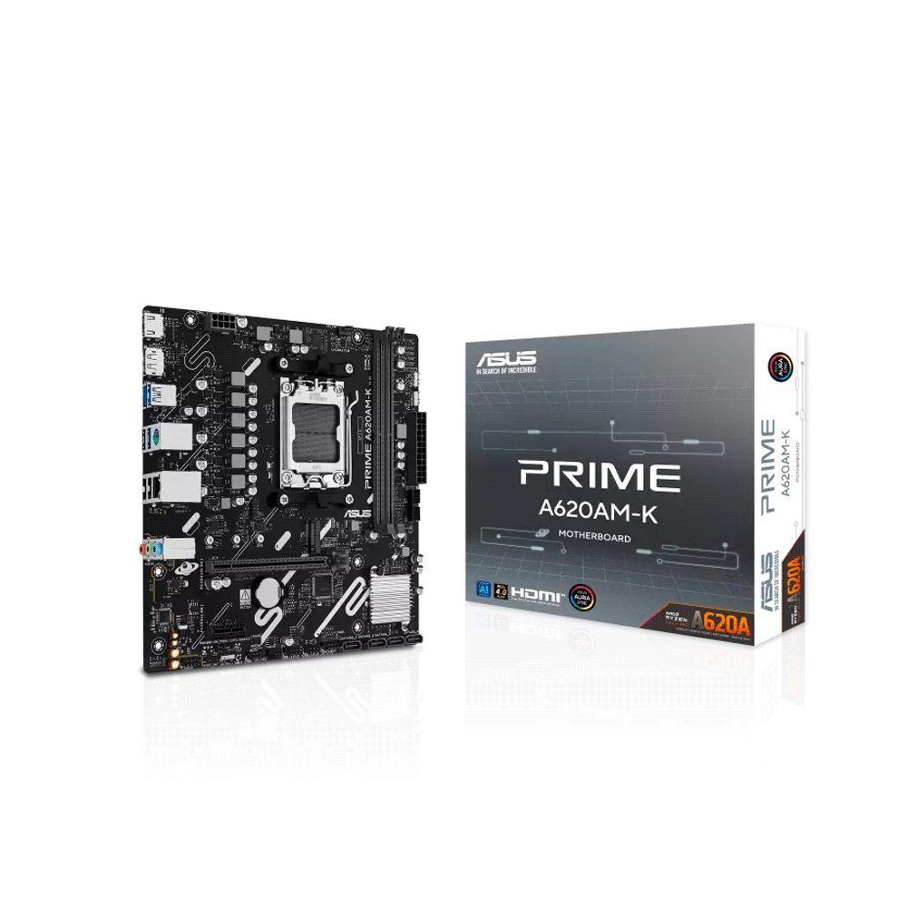 ASUS PRIME A620AM-K AM5 mATX Motherboard