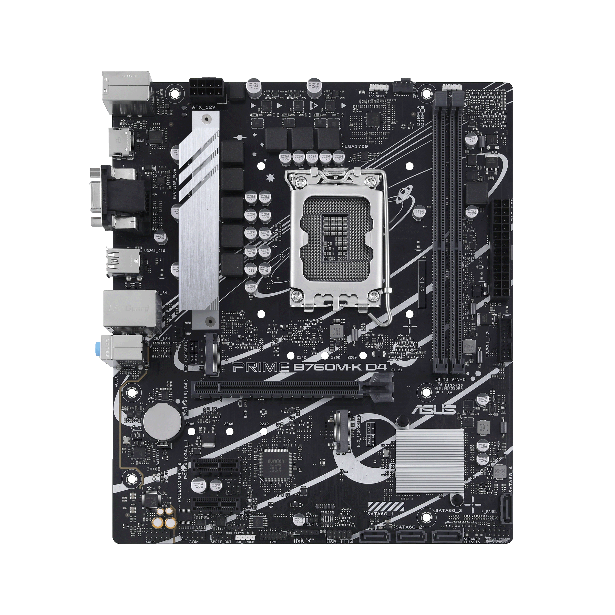 ASUS PRIME B760M-K mATX Motherboard with LGA1700 and DDR5