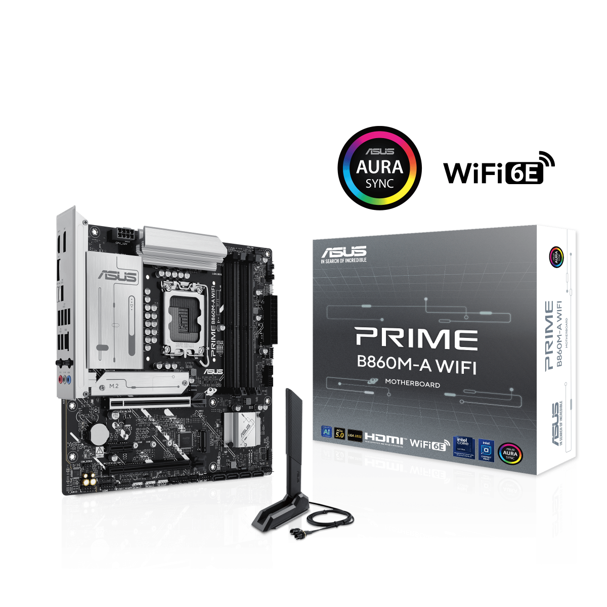 Asus PRIME B860M-A WIFI Micro-ATX Motherboard with LGA1851 and DDR5