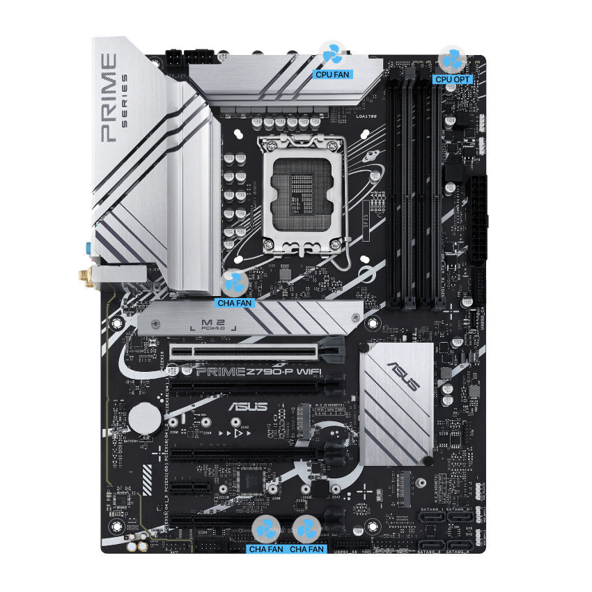 ASUS Motherboard/LGA1700/DDR5/4xDIMM/Max.192GB/1xDP/ 1xHDMI/1xPCIe5x16/3xPCIe…