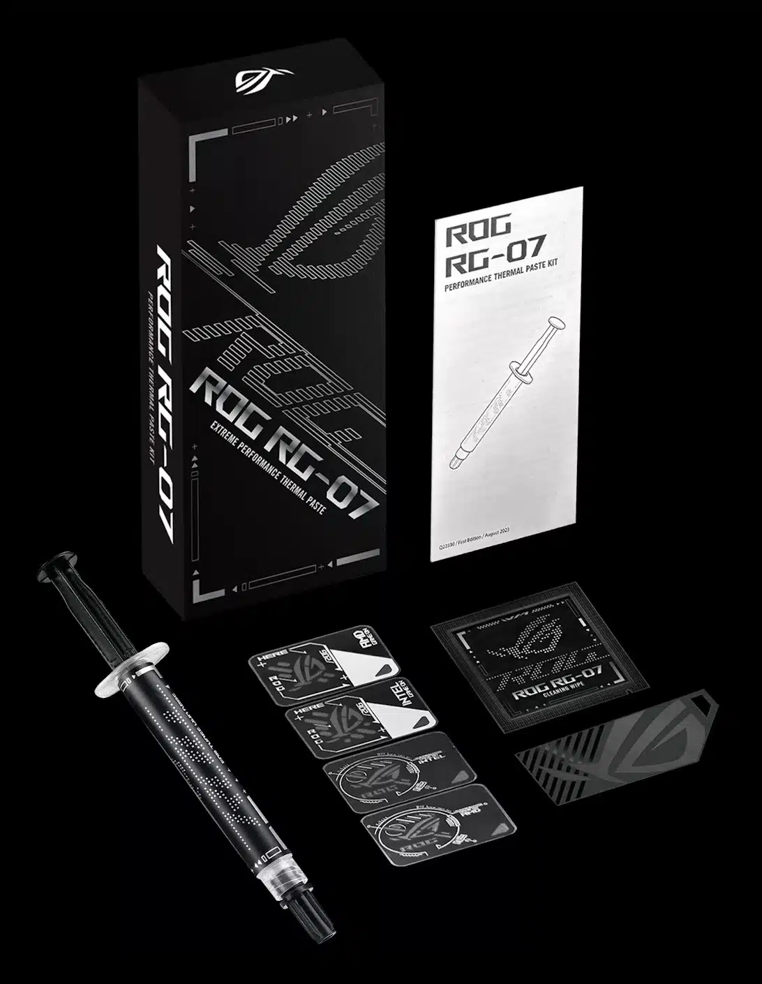 ASUS Cooler/ROG PERFORMANCE THERMAL PASTE/New weight:3g/Density:2.6g/cm3. Vis…