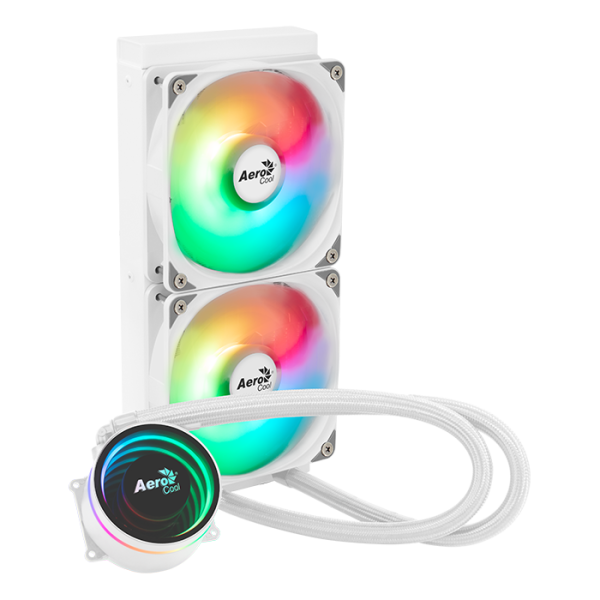 Aerocool Abyss L240 White 240mm ARGB Liquid Cooler