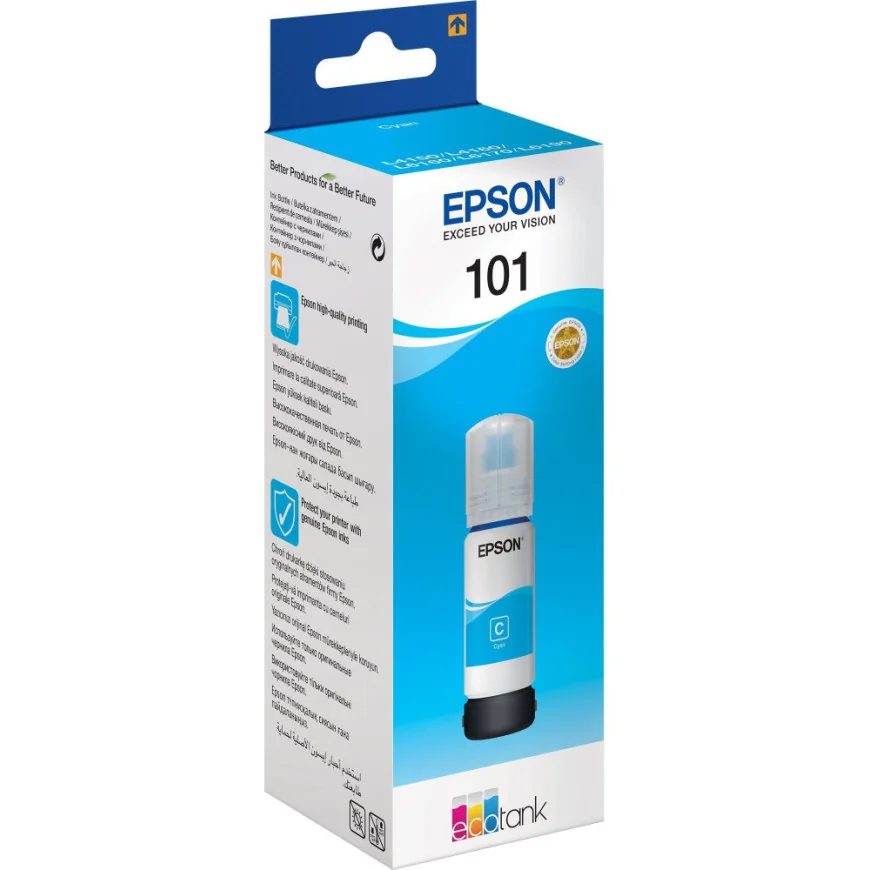 Epson 101 EcoTank Cyan Ink Bottle (70ml)