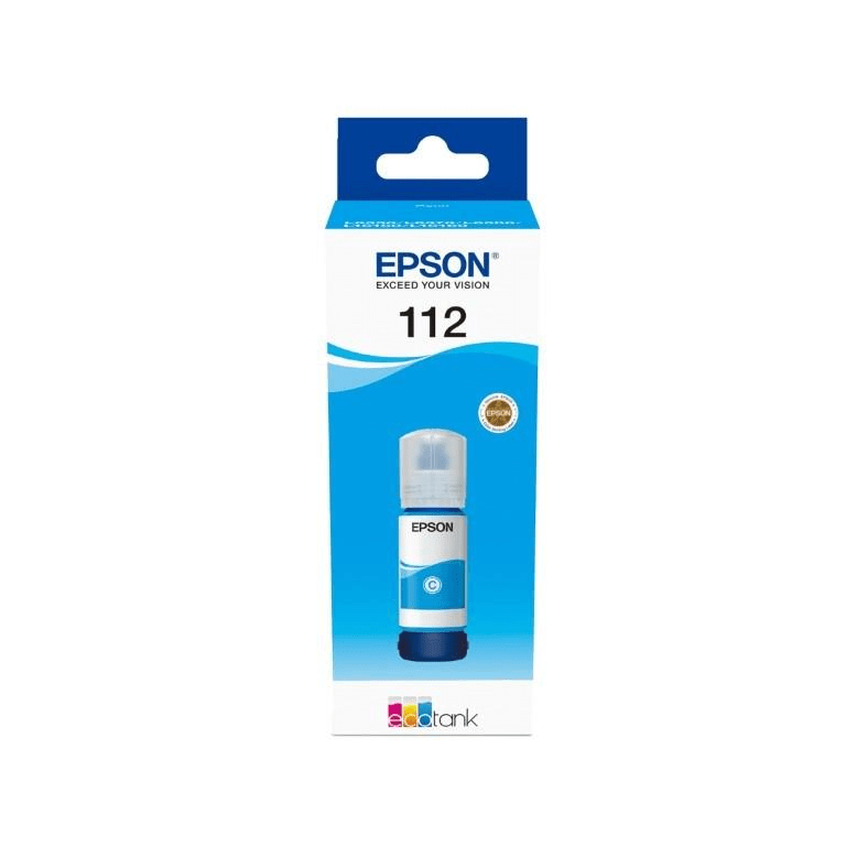 Epson 112 EcoTank Pigment Cyan Ink Bottle (70ml)
