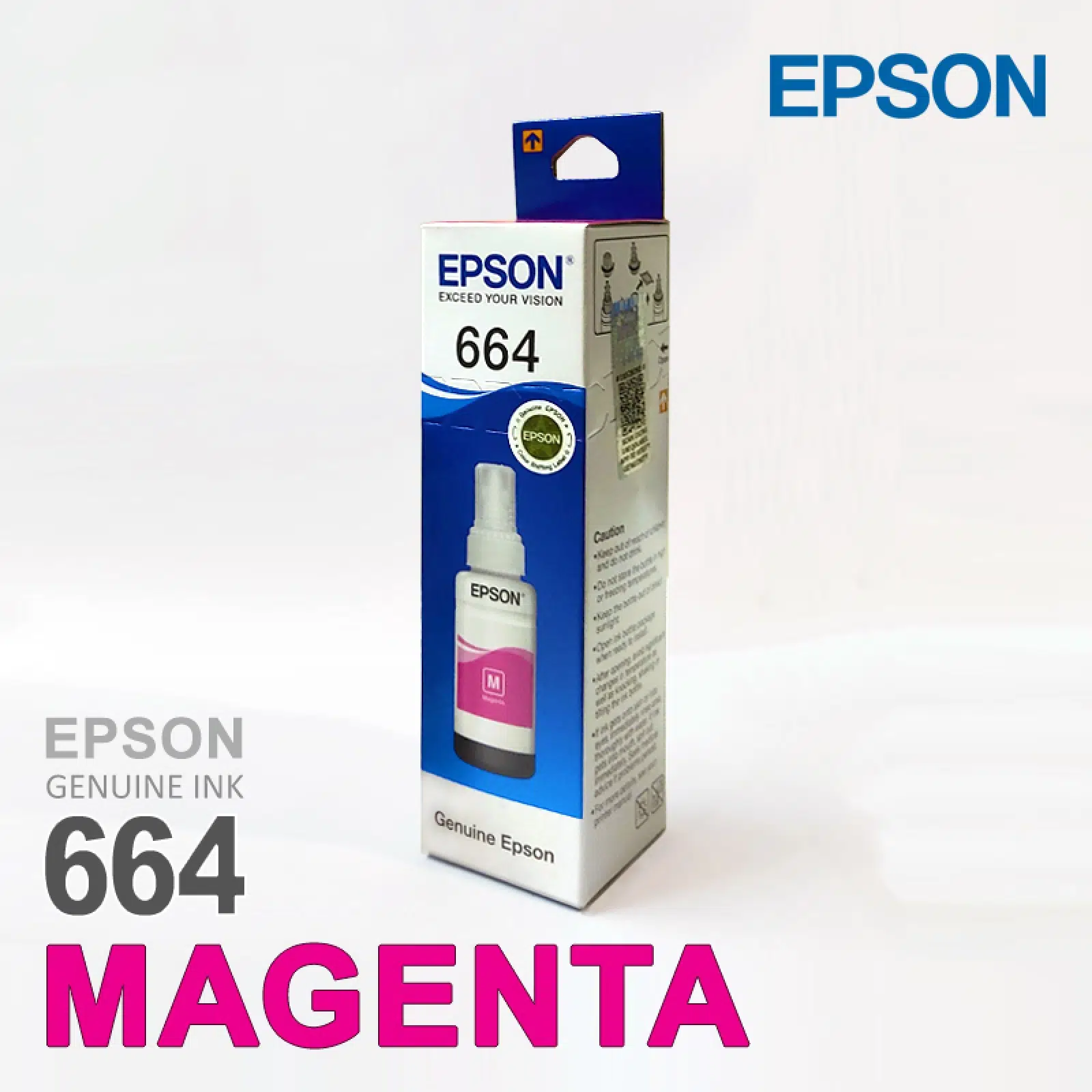 Epson T6643 Ecotank Magenta Ink Bottle (70ml)