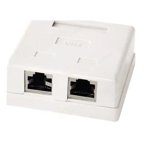 RCT CAT6 Wallbox Dual Port