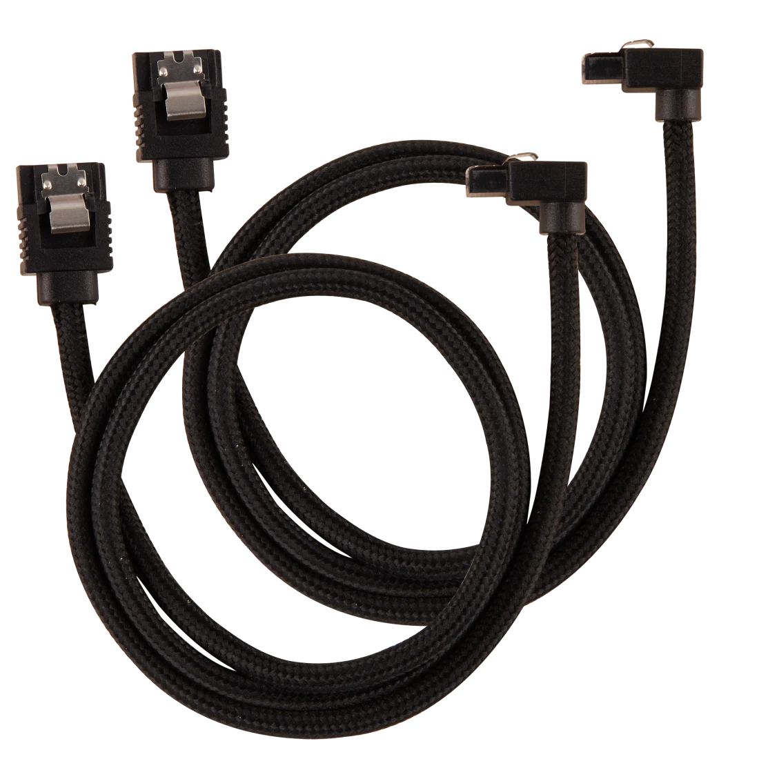 Corsair Premium Sleeved SATA Data Cable Set with 90° Connectors