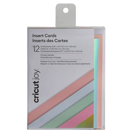 Cricut Joy Insert Cards 12-Pack (Princess) 10.8cm x 14cm