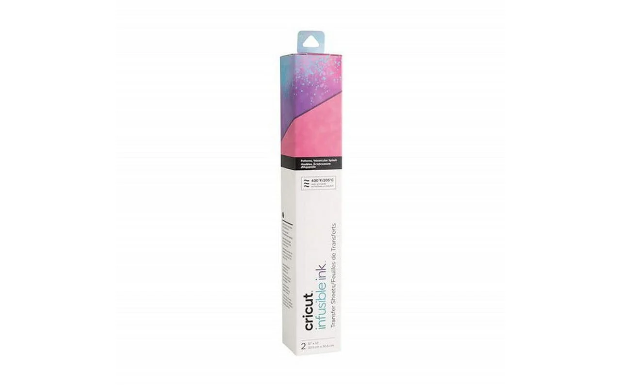 Cricut Infusible Ink Transfer Sheets 2-Pack (Watercolour Splash) 30.5cm x 30.5cm