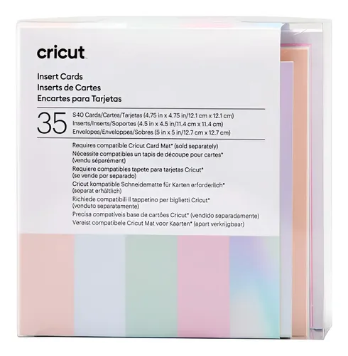 Cricut Insert Cards Princess S40 12.1cm x 12.1cm 35-Pack