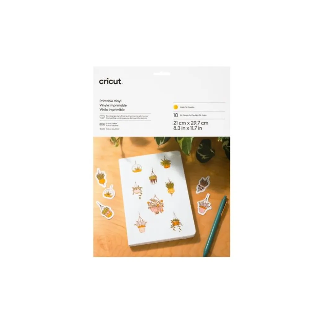 Cricut Printable Vinyl Gold 10 Sheets 21x29.7cm