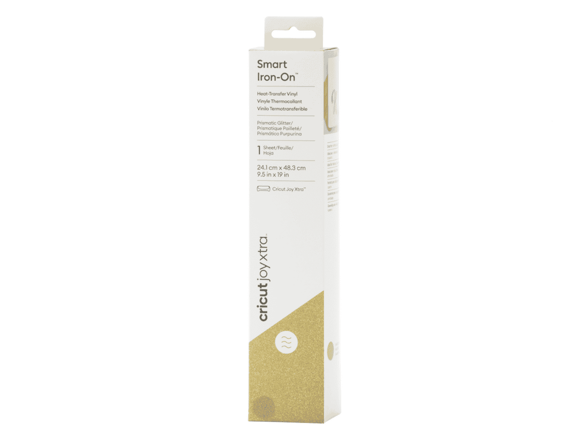 Cricut Smart Iron-On Joy Xtra 24.1x48cm (Prismatic Glitter Gold)