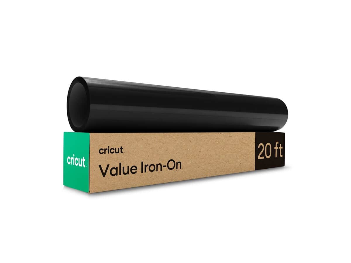 Cricut Volume Iron On Black 30.5cm x 6.1m