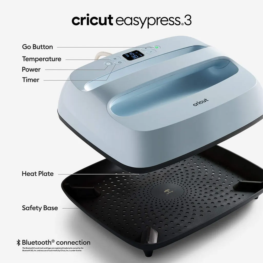 Cricut EasyPress 3 12x10 (Zen Blue)