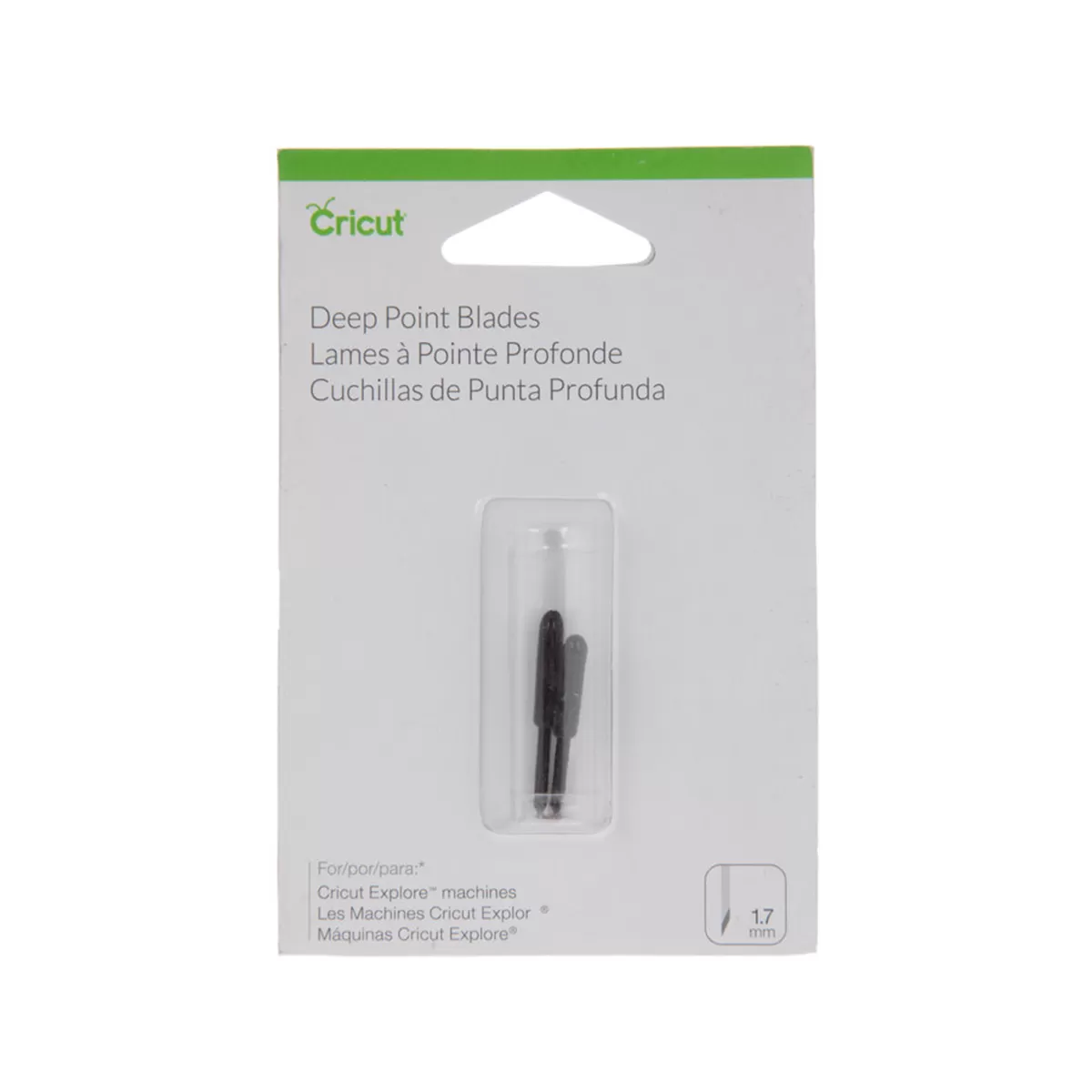 Cricut Explore + Maker Deep-Point Replacement Blades 2-Pack