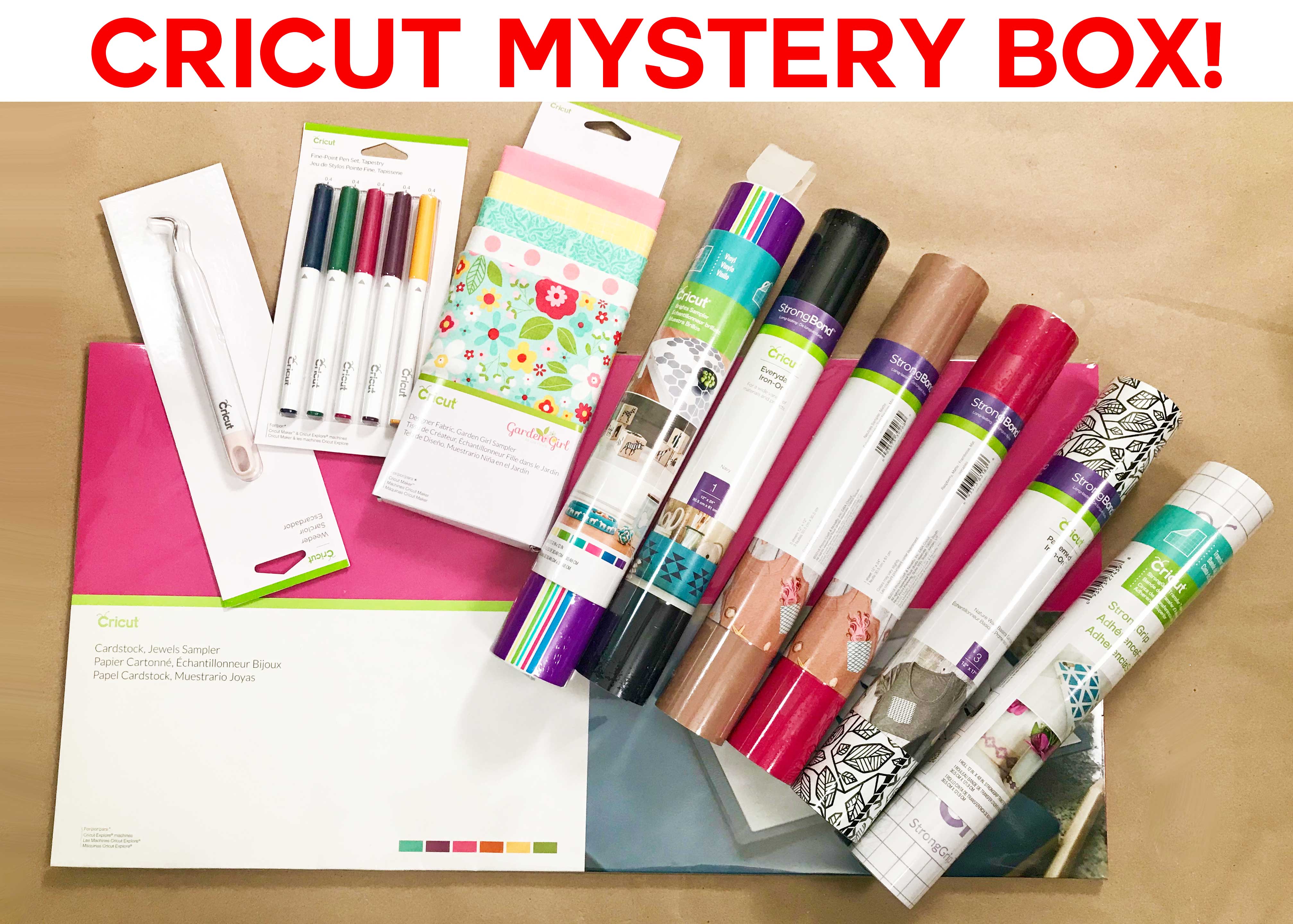 Cricut Consumables Mystery Box - Includes a Cutie!