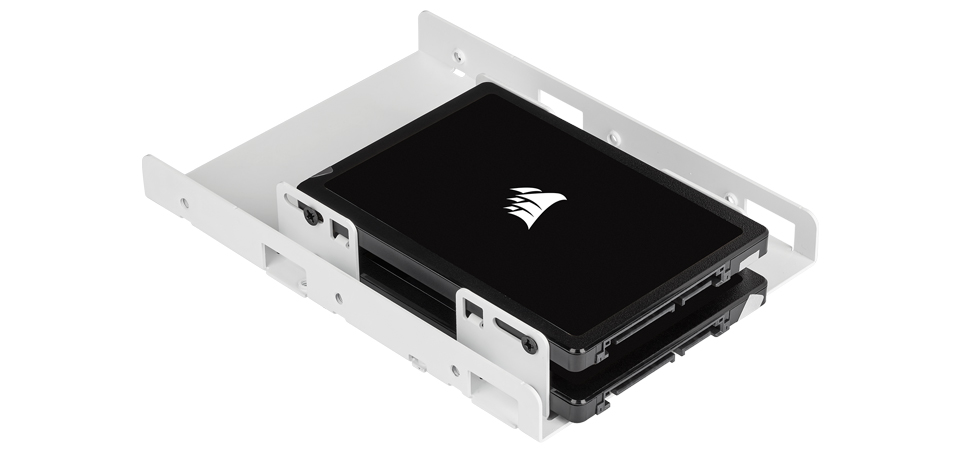Corsair Dual SSD Mounting Bracket (White)