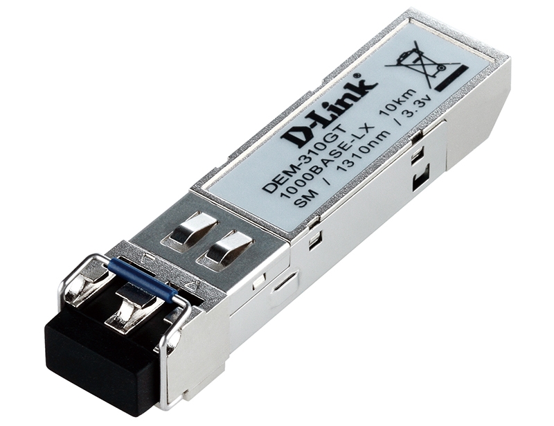 D-Link DEM-310GT 1 Port Mini GBIC Fibre Transceiver Single Mode
