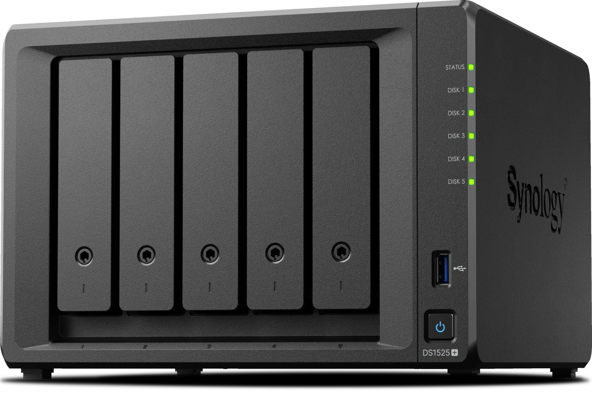 Synology DS1525+ 5 Bay NAS (Espandable to 15 bay) AMD Ryzen V1500B 4C CPU 8 G…