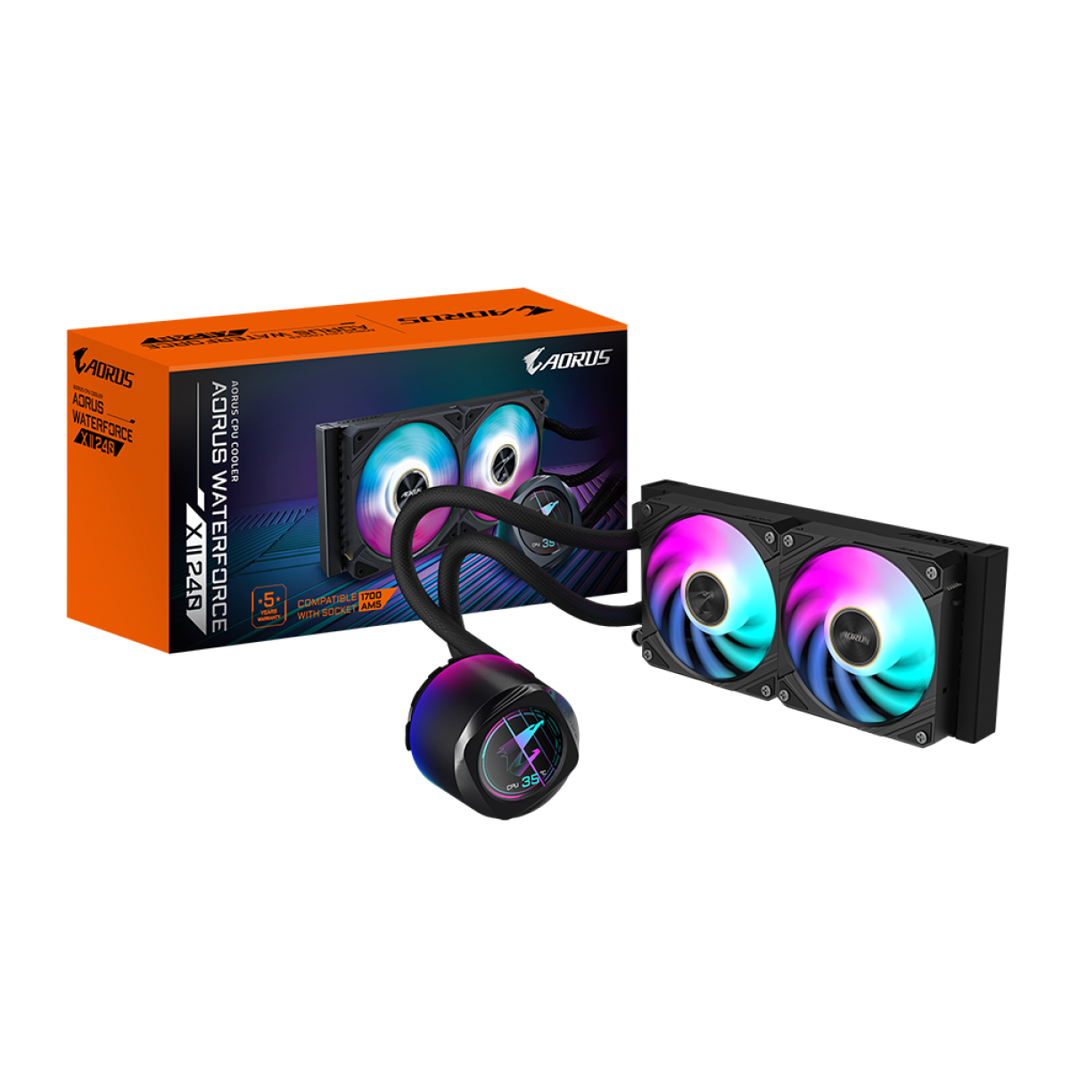 GIGABYTE AORUS WATERFORCE X II 240 240mm cooler