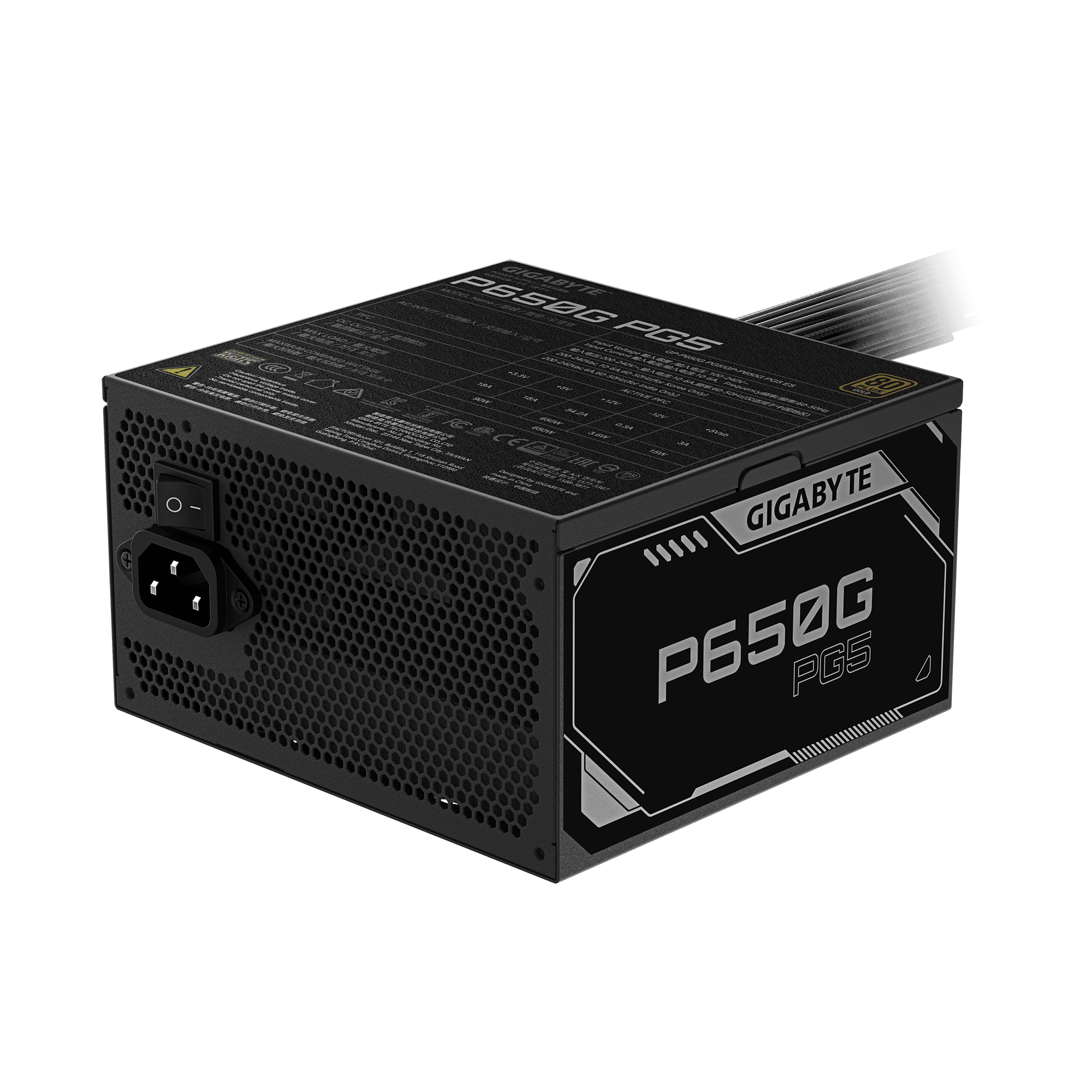Gigabyte P650B Gold Certified 650W Power Supply