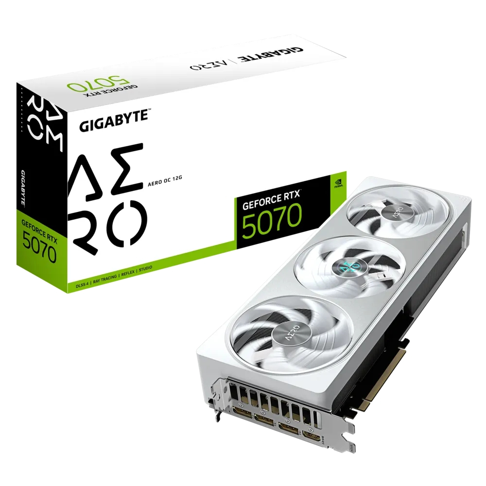 Gigabyte GeForce RTX 5070 AERO OC 12GB GDDR7 Graphics Card