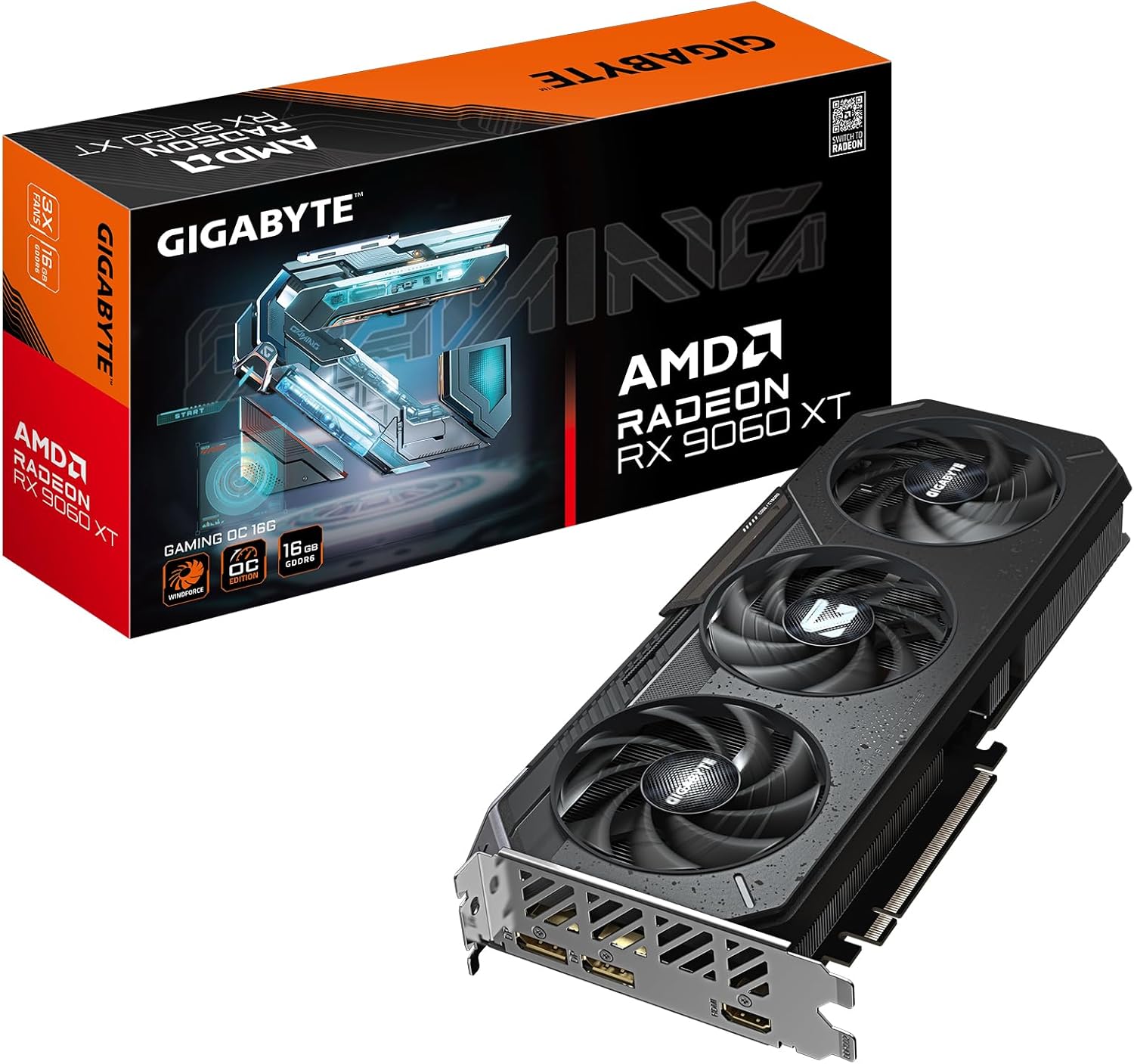 Gigabyte AMD Radeon RX9060XT Gaming OC - 16GB