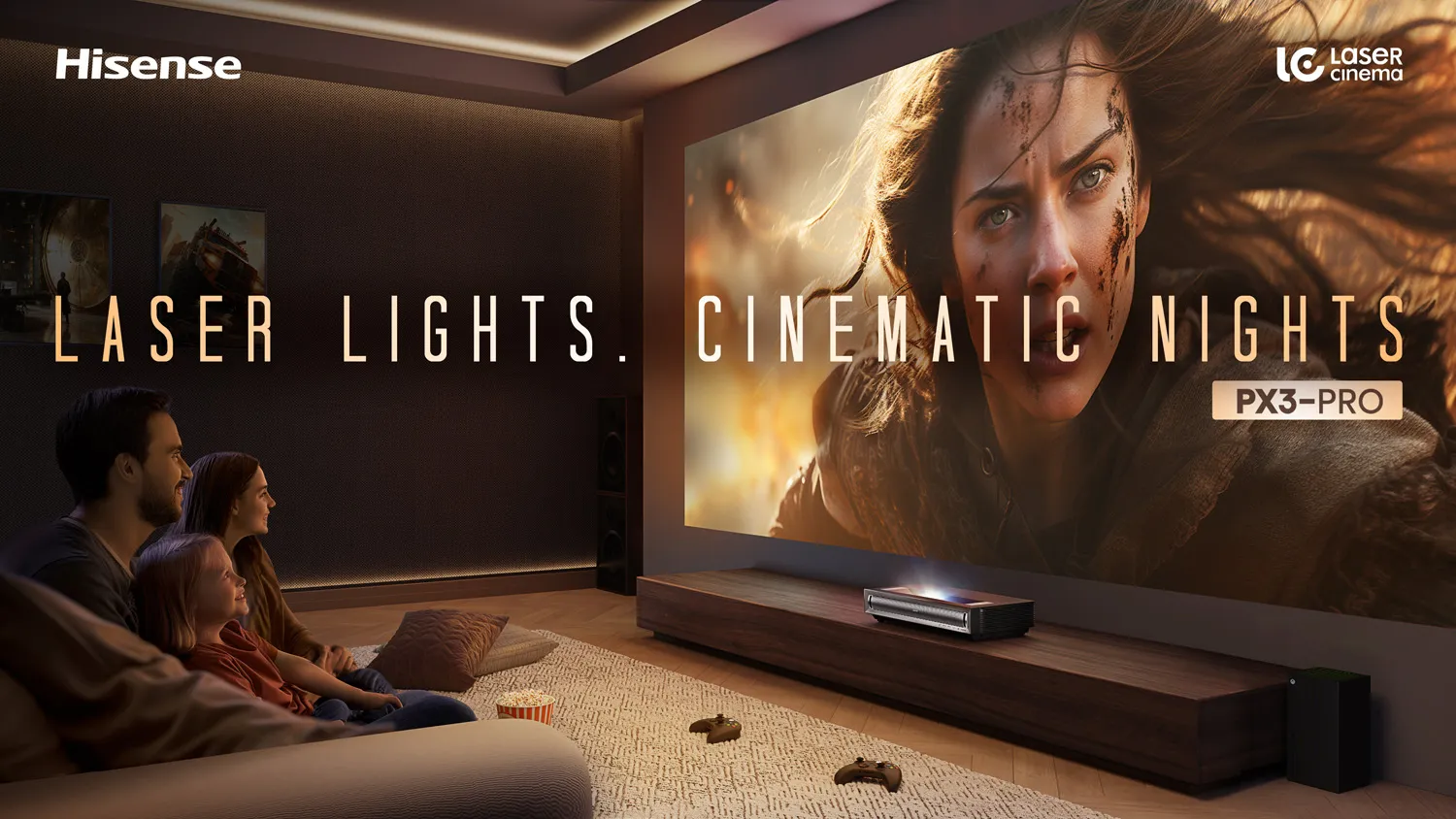 Hisense PX3-PRO 80-150-inch Trichroma 4K Laser Cinema