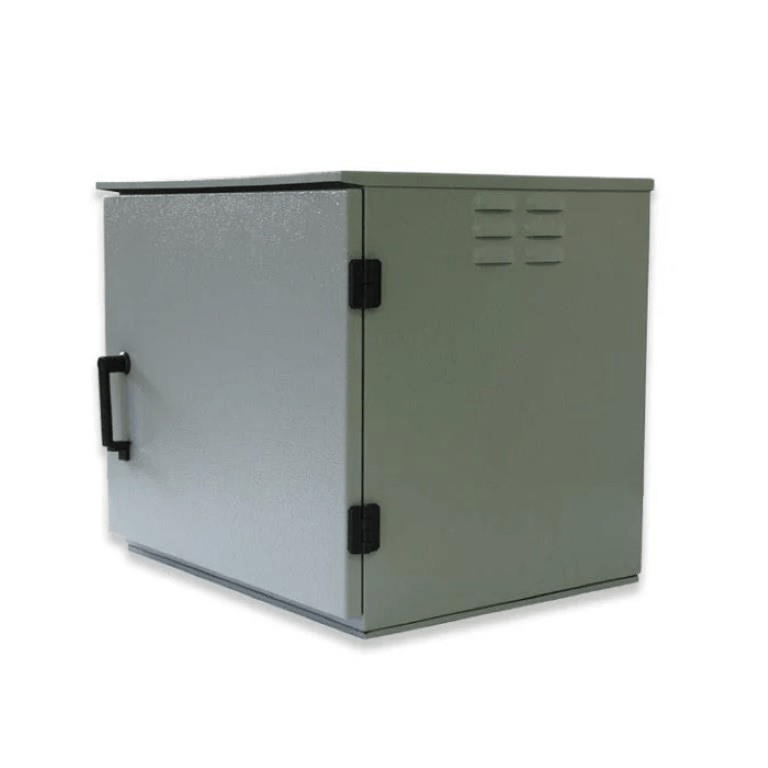 RCT IP55 Wall Mount Cabinet 9U 500mm Aluzinc Grey with 2-Way Fan