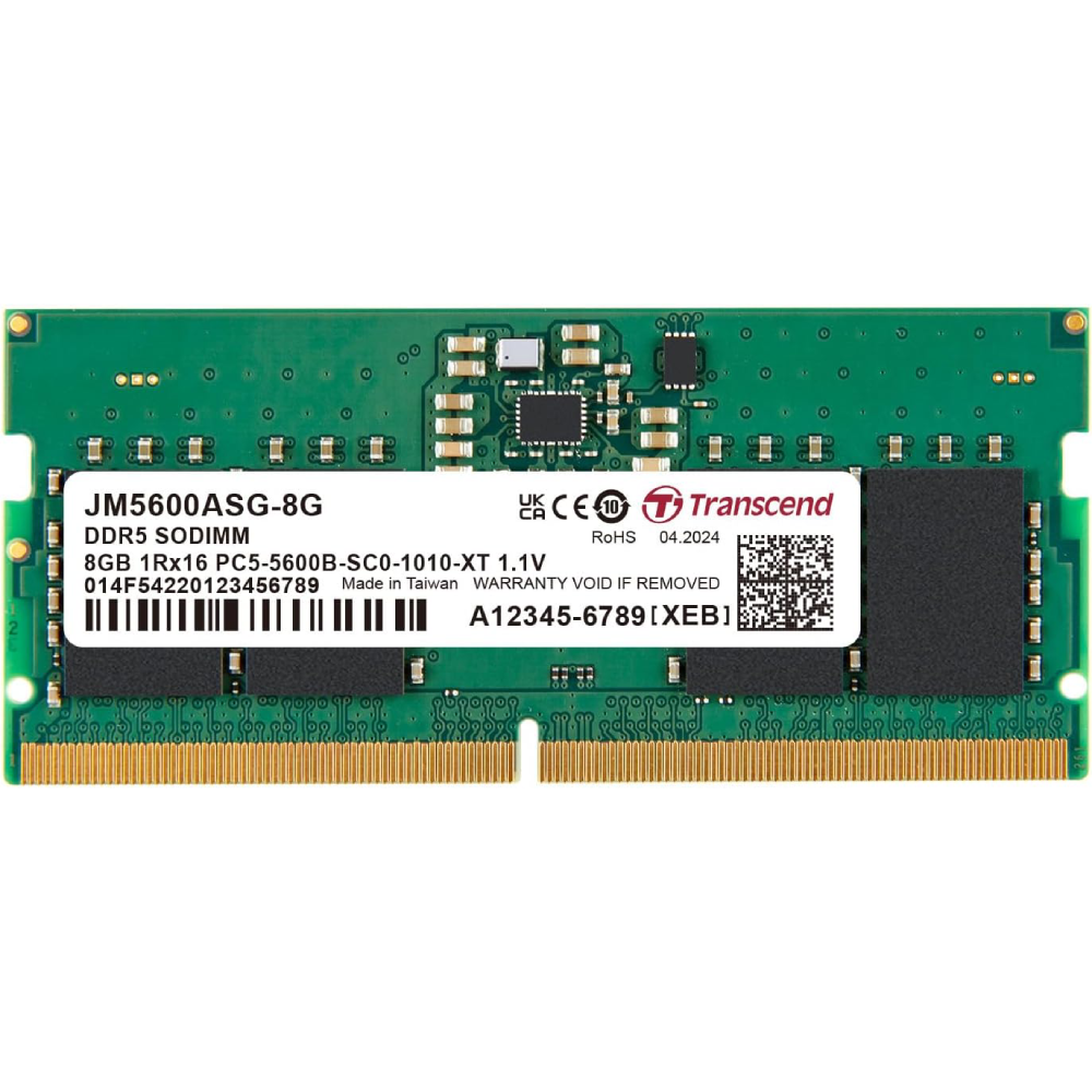 Transcend Jet Memory 8GB DDR5-5600 SO-DIMM