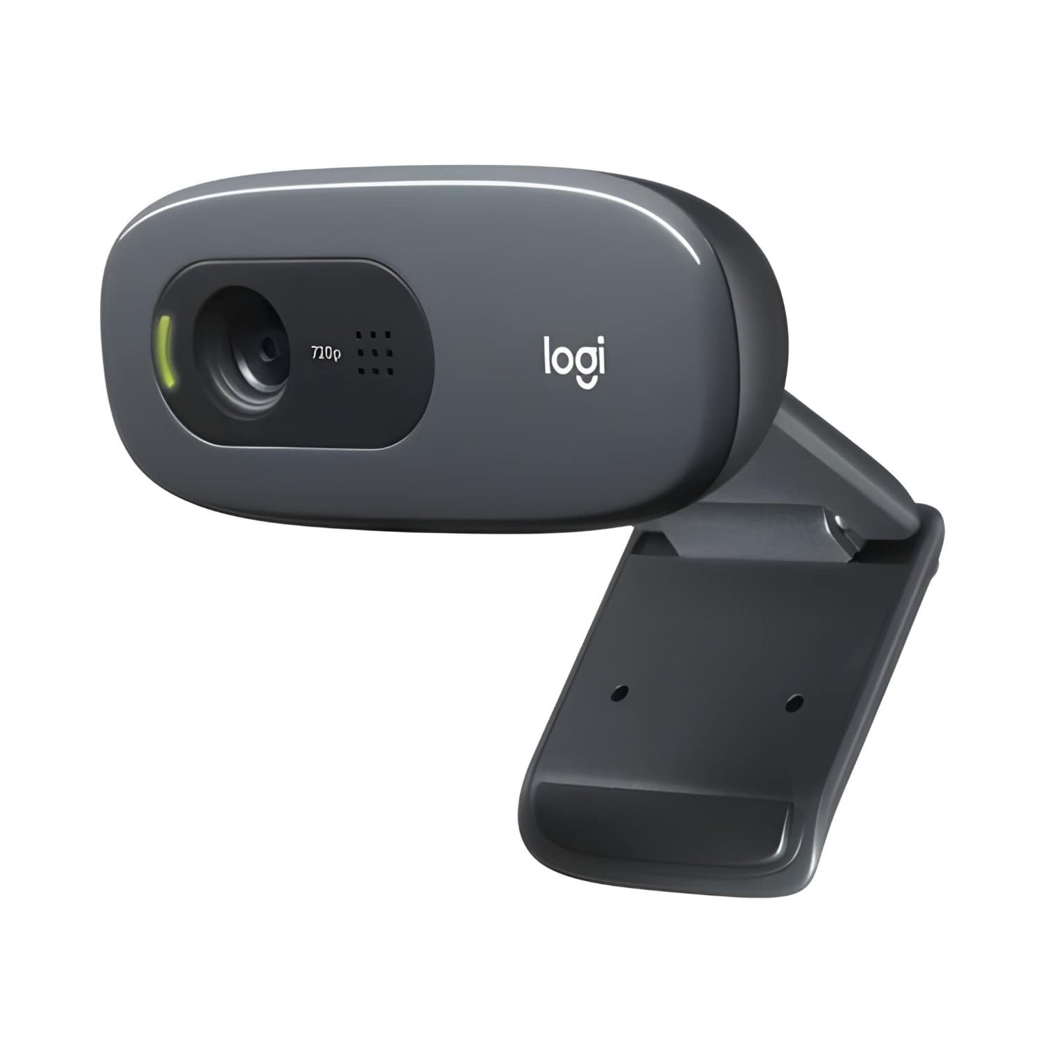 Logitech C270 HD Webcam with Built-in Microphone, Grey