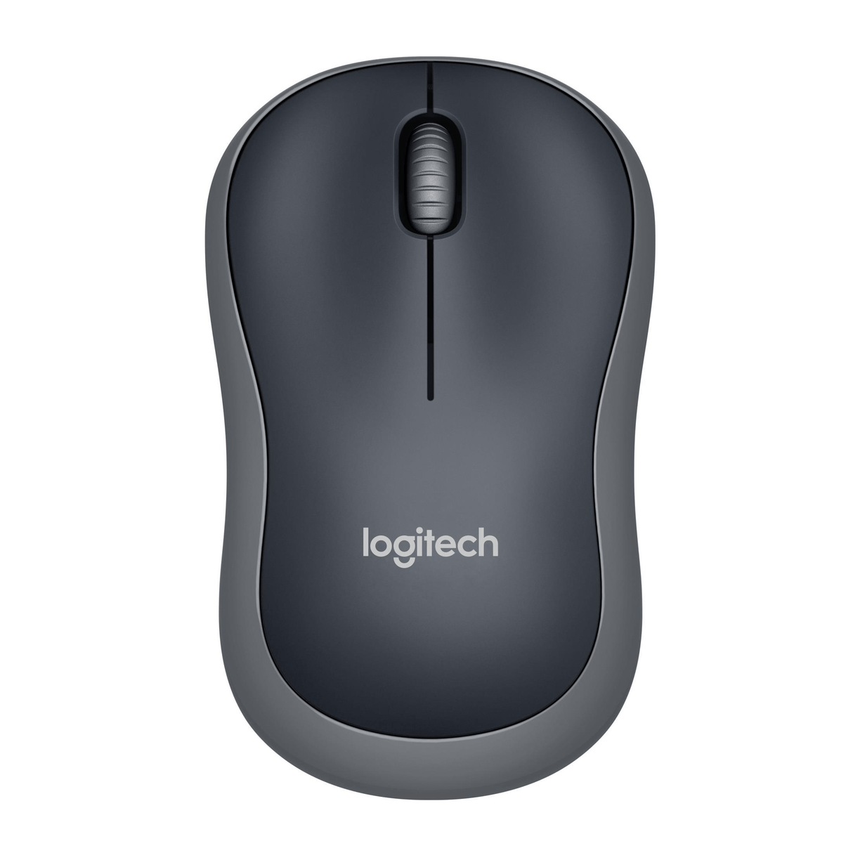 Logitech Wireless Mouse M185 (Black & Swift Grey)