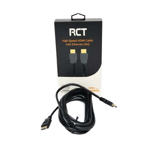 RCT HDMI Cable 4K with Ethernet Support, 3m