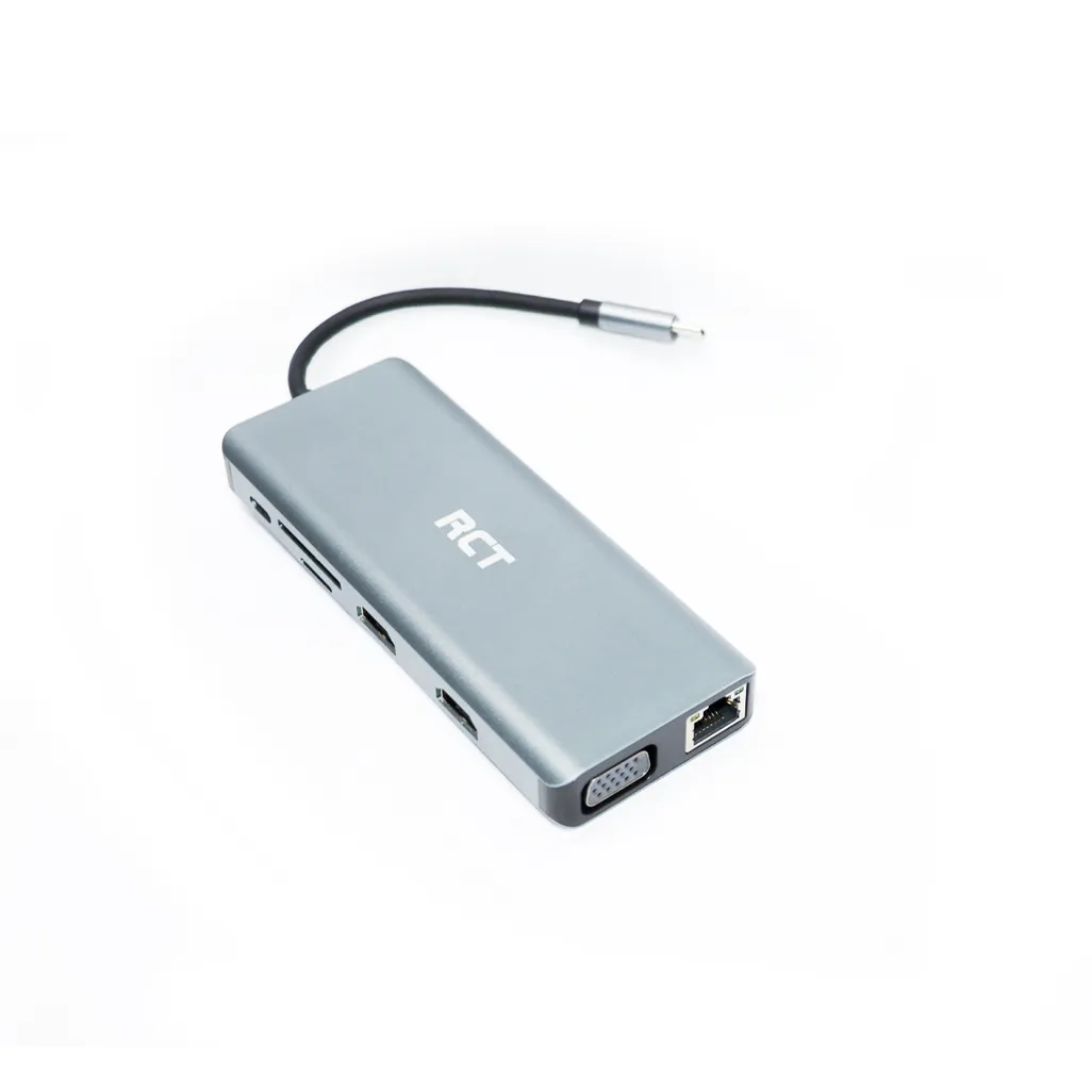RCT 13-in-1 USB Type-C Dock with MST Function