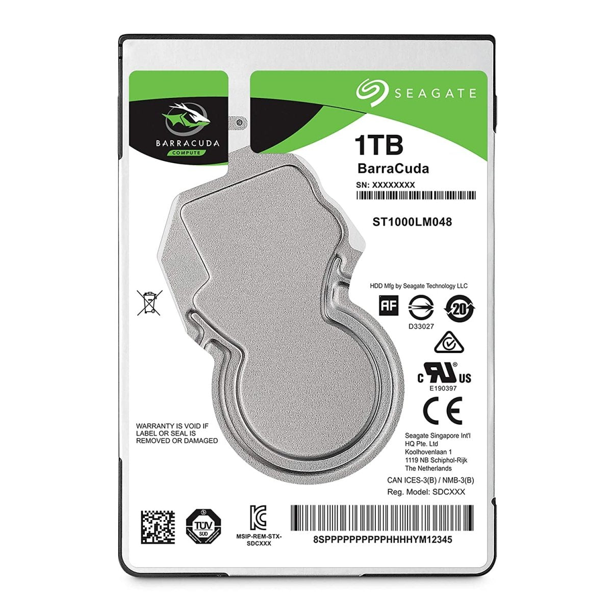 Seagate Barracuda 1TB 2.5-inch SATA Hard Drive